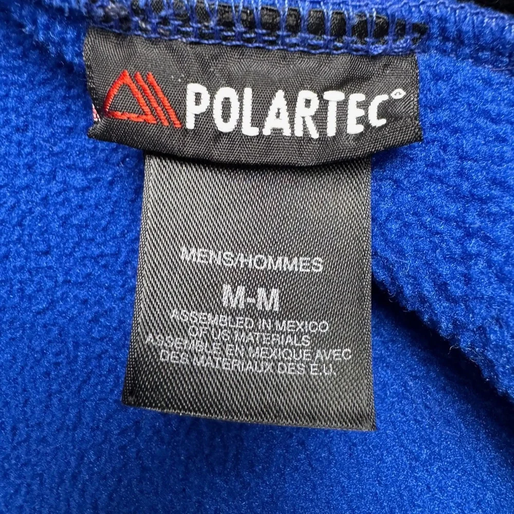 The North Face Denali Fleece Jacket Mens M Blue Grey Polartec Full Zip Outdoor